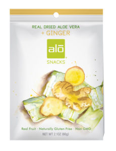 ALO Snacks Aloe + Ginger